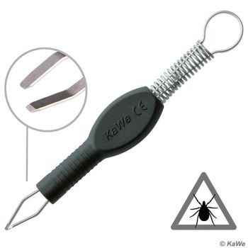 Zecken-Fix Zeckenpinzette aus Edelstahl/Kunststoff