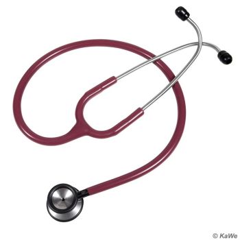 Kinder-Prestige Stethoskop Edelstahl, burgunder