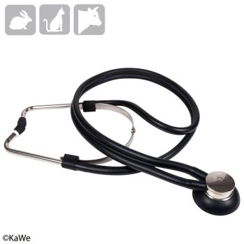 Suprabell-Stethoskop für Veterinär, schwarz