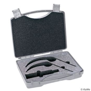 Laryngoskop-Koffer für 2 KaWe FLAPLIGHT Spatel + 1 Griff