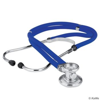 Doppelkopf-Stethoskop Typ Rapport, blau mit 55 cm Schlauch