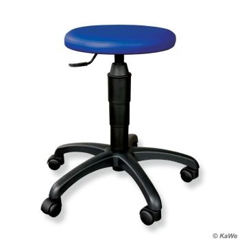 Drehhocker Classic mit Rundsitz, blau 0