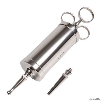 Ganzmetallspritze nach Schimmelbusch mit 2 Kanülen 100 ccm