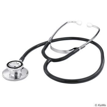 Double-Stethoskop Aluminium, schwarz