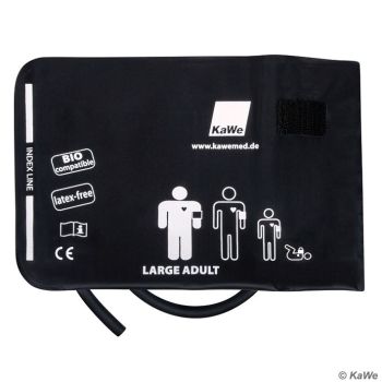 Manschette schwarz, Übergröße, 1-Schlauch