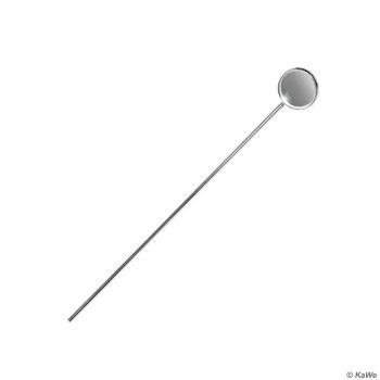 Kehlkopfspiegel Gr. 4, Ø 18 mm aus Metall
