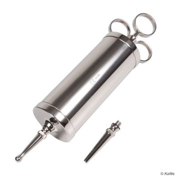 Ganzmetallspritze nach Schimmelbusch mit 2 Kanülen 150 cm