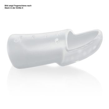 Fingerschiene nach Stack farblos