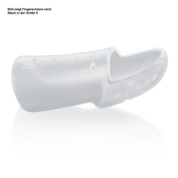 Fingerschiene nach Stack farblos