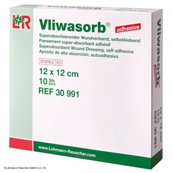Vliwasorb adhesive Wundverband steril, selbstklebend