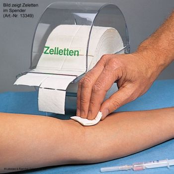 Zelletten 5 x 4 cm (2 Rl. à 500 Tupfer) 0