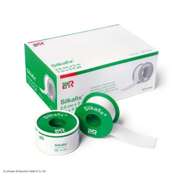 Silkafix-Heftpflaster weiß 5 m x 2,5 cm 0