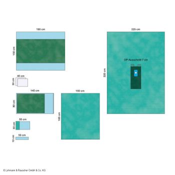 Raucodrape PRO Extremitäten-Set II, steril (11 Sets)