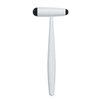 Reflexhammer nach Troemner, groß, 23 cm, Aluminium und Messing