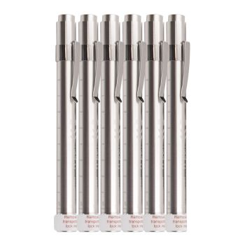 ri-pen Diagnostikleuchten, silber, LED 3 V (6 Stck.)