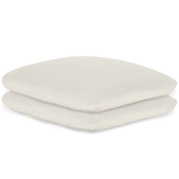 Kissenbezüge Frottee silbergrau, 40 x 40 cm