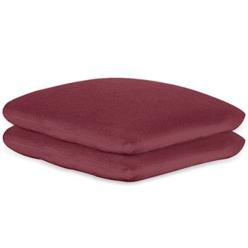 Kissenbezüge Frottee brombeer, 40 x 40 cm