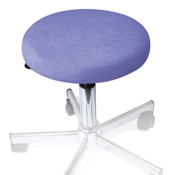 Hockerbezug Frottee viola für Hocker 40 bis 45 cm Ø