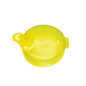 Schnabelbecher Oberteil 12 mm gelb transluzent