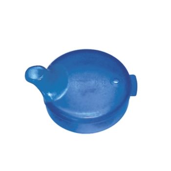 Schnabelbecher Oberteil 12 mm blau transluzent