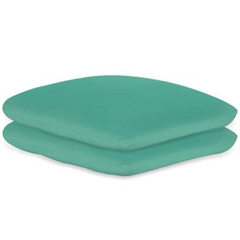 Kissenbezüge Frottee jade, 40 x 40 cm, mit Reißverschluss (2 Stck.)