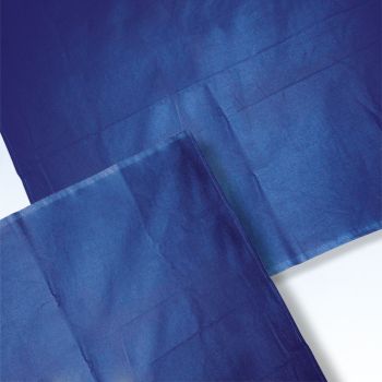 Abdecktuch 40 x 60 cm kornblau 100 % Baumwolle
