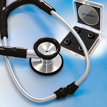 Stethoskop Edelstahl ratiomed schwarz für Erwachsene