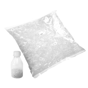 Küvetten und Kugeln für Amelung Coagulometer (je 1000 Stck.)