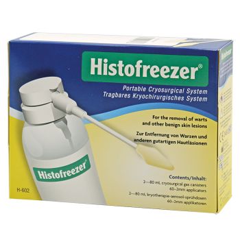 Histofreezer small Warzenentferner 2 Dosen à 80 ml + 60 Applikatoren à 2 mm