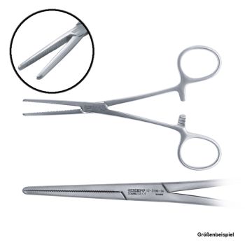 ROCHESTER PEAN Arterienklemme, gerade, gerieft