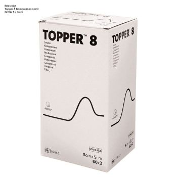 3M Topper 8 Kompressen steril, 10 x 20 cm (50 x 2 Stck.)