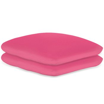 Kissenbezüge Frottee pink, 40 x 40 cm, mit Reißverschluss (2 Stck.)