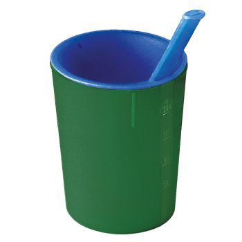 medizinische Trinkhilfe grün-blau 200 ml