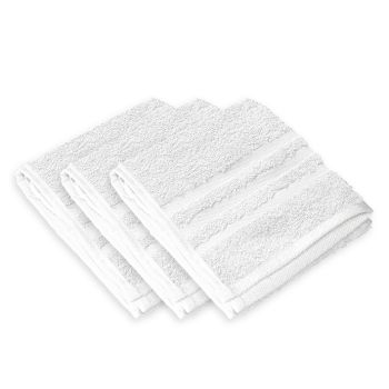 Gästetücher weiß, 30 x 50 cm (3 Stck.)