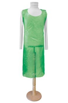 Einmal-Schürzen grün 80 x 125 cm x 0