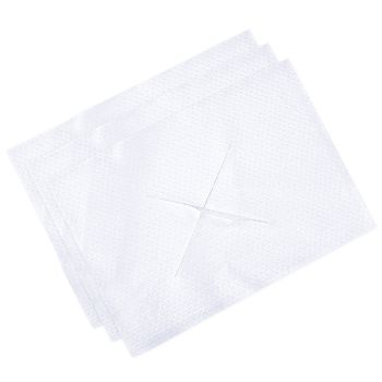 Massageliege-Gesichtsauflagen Airlaid weiß 35 x 28 cm (100 Stck.)