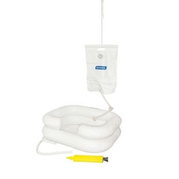 Haarwaschwanne-Set, bestehend aus: Haarwaschwanne aufblasbar