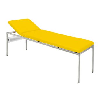 Untersuchungsliege ratiomed gelb, verchromt
