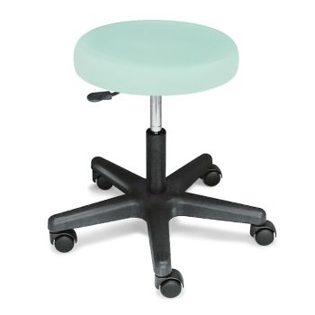 Rollhocker ratiomed pastelmint, mit schwarzem Kunststofffußkreuz