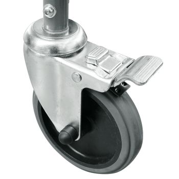 Ersatzrad mit Bremse für Toilettenstuhl DIZ 401001 / MEG 964400