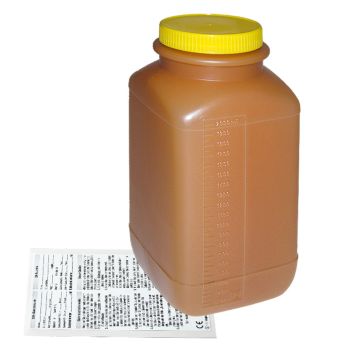 Urinsammelgefäß 2,0 Ltr. mit Schraubdeckel