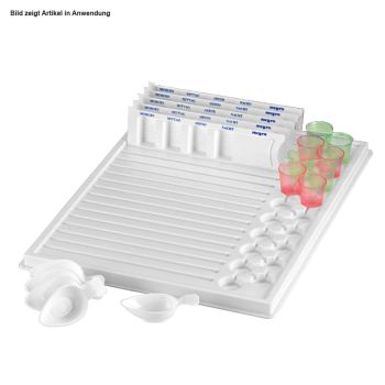 Dispenser-Tablett mit Boden 0