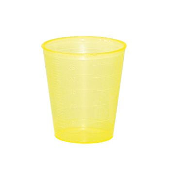 Medizinbecher ratiomed gelb 0