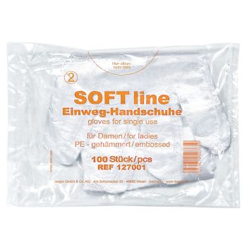 SOFT line PE-Handschuhe Damen Beutel (100 Stck.)