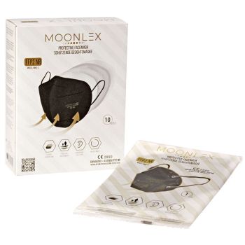 MOONLEX FFP2 Masken, schwarz (10 Stck.) 0