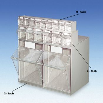 Spritzen- und Kanülenspender 2-fach beige