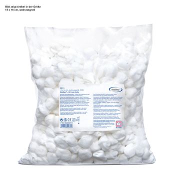 Mulltupfer unsteril haselnussgroß 10 x 10 cm (500 Stck.)