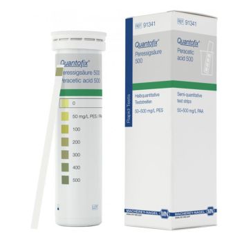 QUANTOFIX Peressigsäure 500 Teststäbchen 6 x 95 mm (100 T.)
