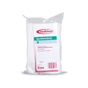 medichem Spezialwischtücher für Desinfektionsschaum (50 Tücher)
