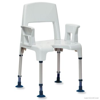 Aquatec Duschhocker Pico, mit Arm- und Rückenlehne